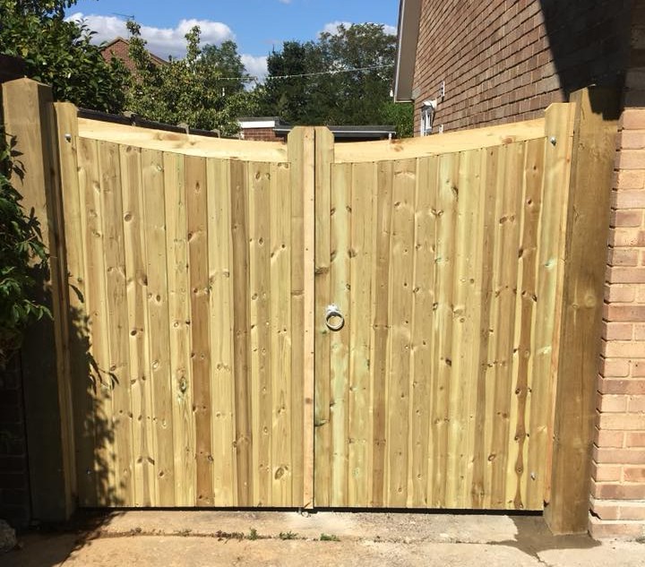 Timber garden gate installation by NeatFix Fencing
