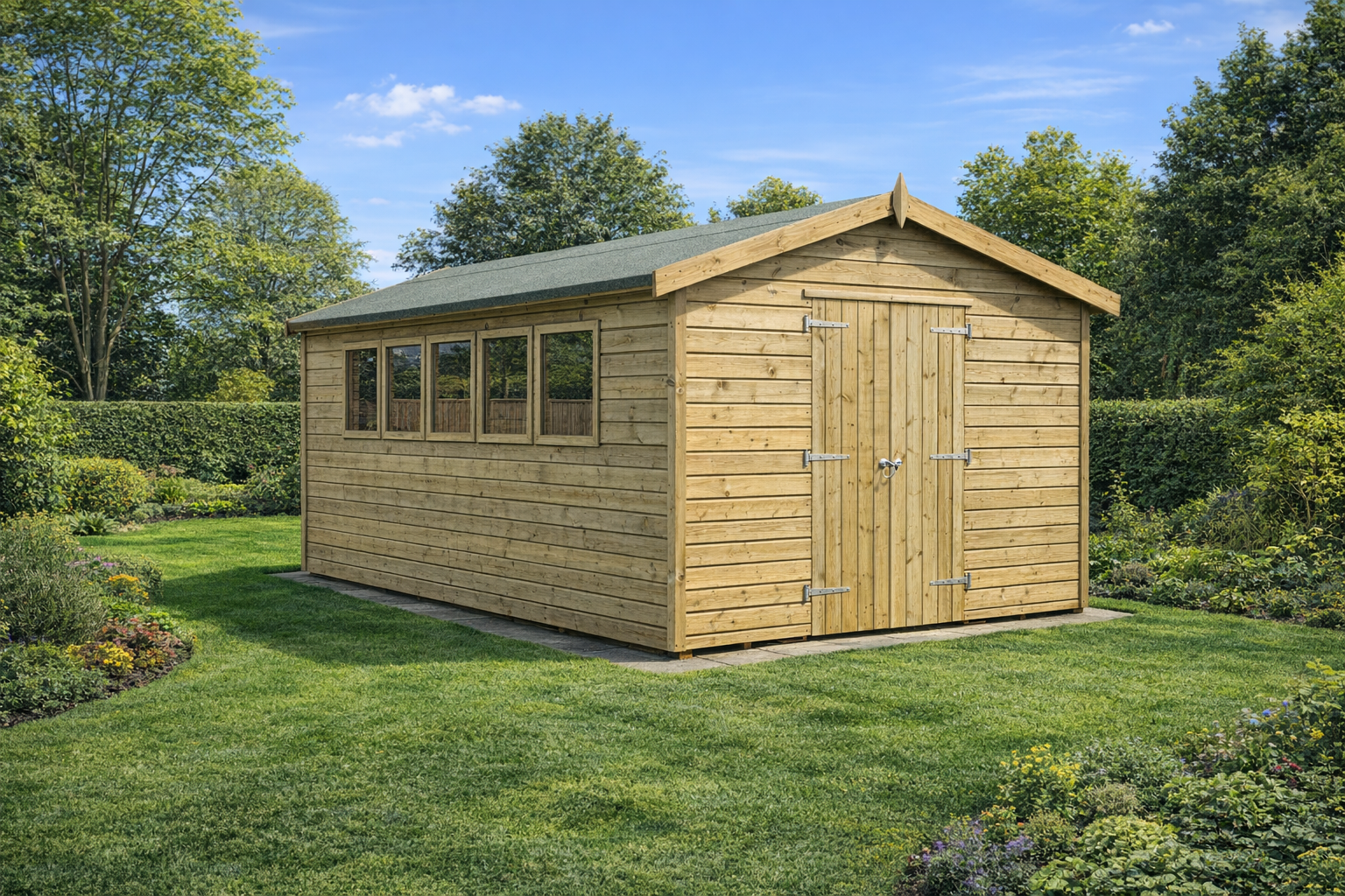 Garden shed installation by NeatFix Fencing
