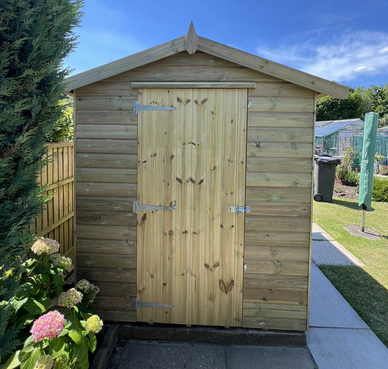 Garden shed installation by NeatFix Fencing